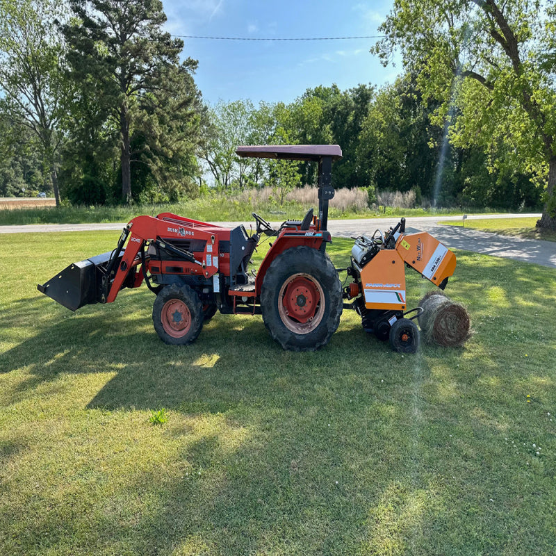 FMRB Mini Round Baler Tractor View