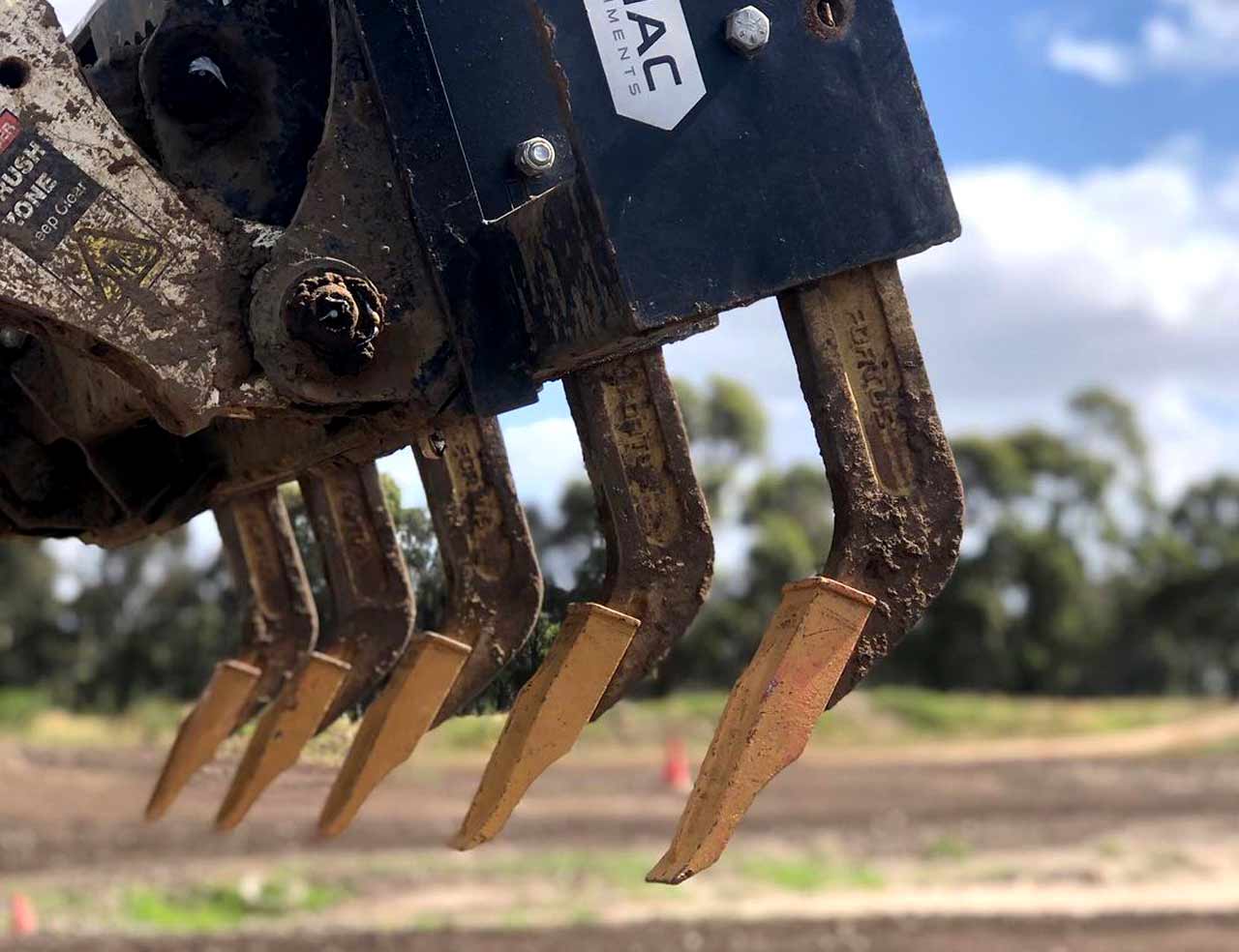 Himac 5 Tine Skid Steer Ripper