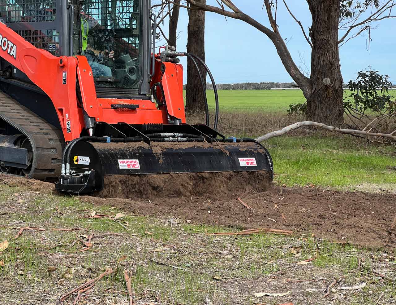 Himac 1830mm Skid Steer Rotary Tiller